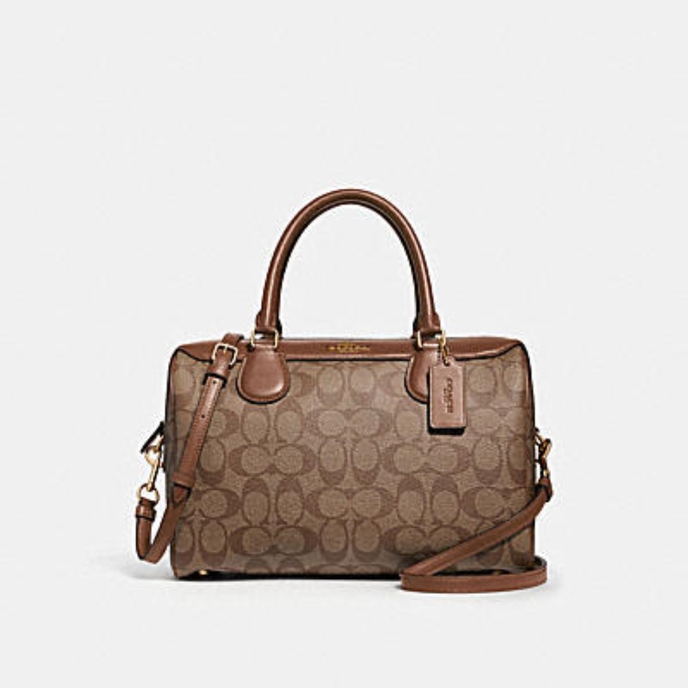 Sold LARGE BENNETT SATCHEL IN SIGNATURE CANVAS